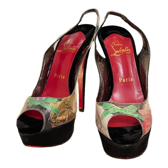 Christian Louboutin Winter Trash Rare Iconic Must Have heels